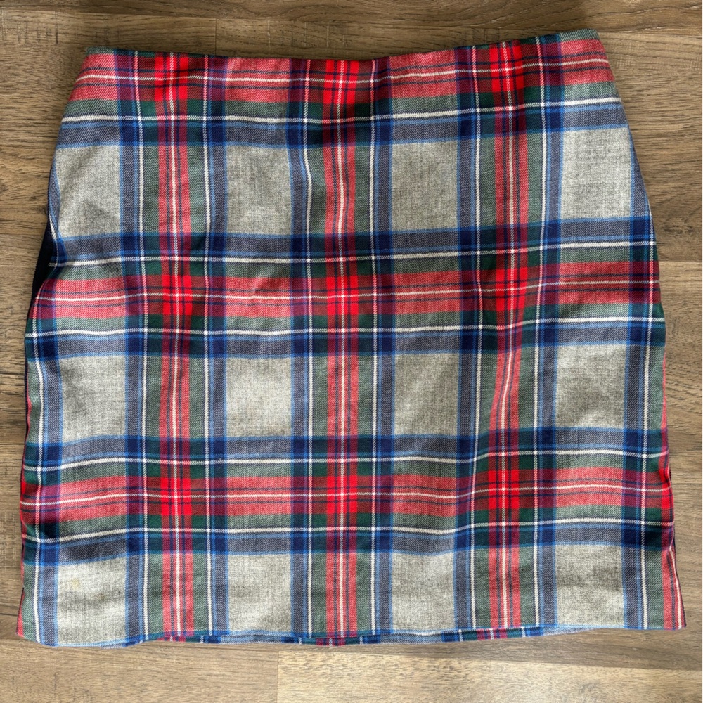 Vineyard Vines Plaid Mini Skirt in Red, Blue, Green, Gray